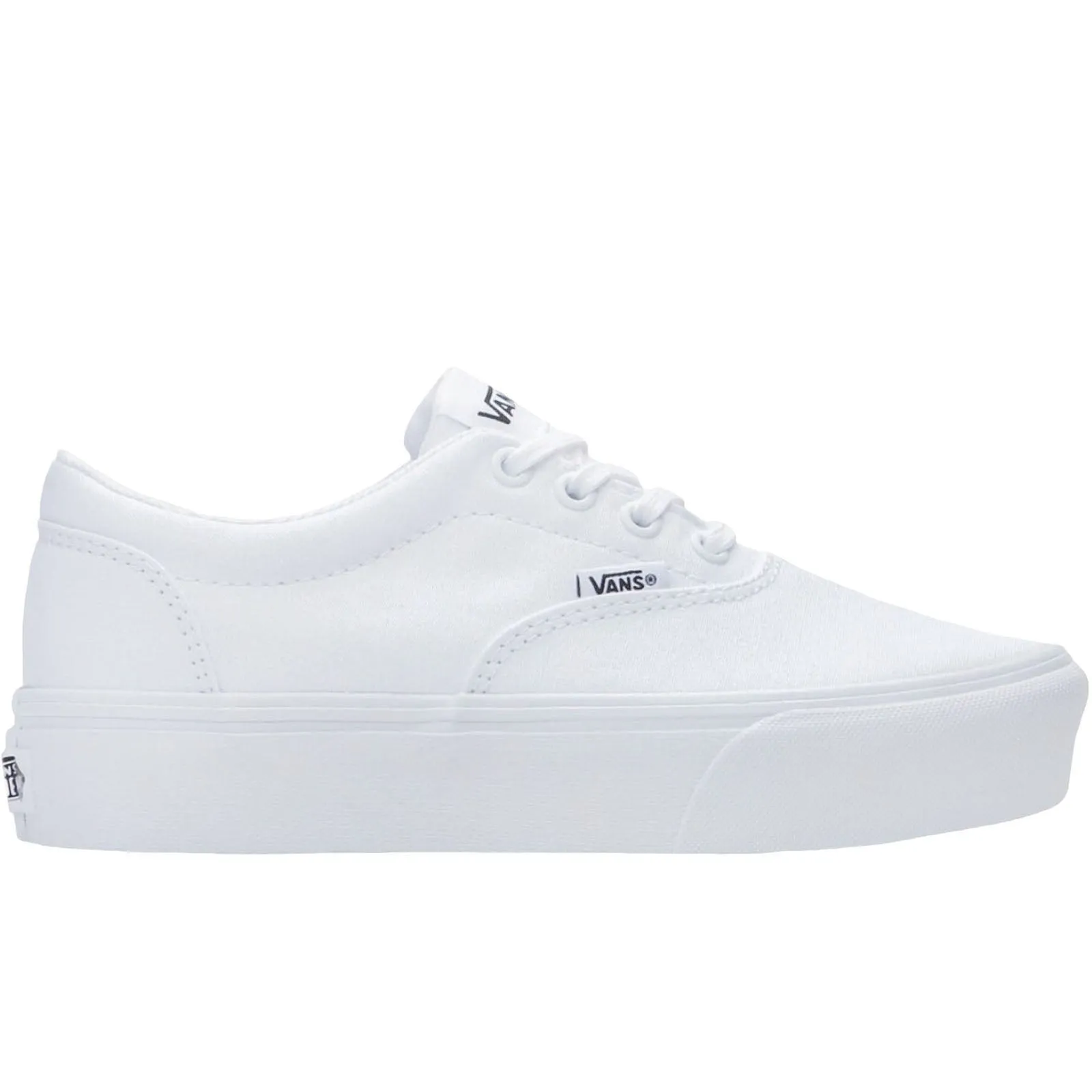 Vans Womens Doheny Platform Chunky Canvas Trainers