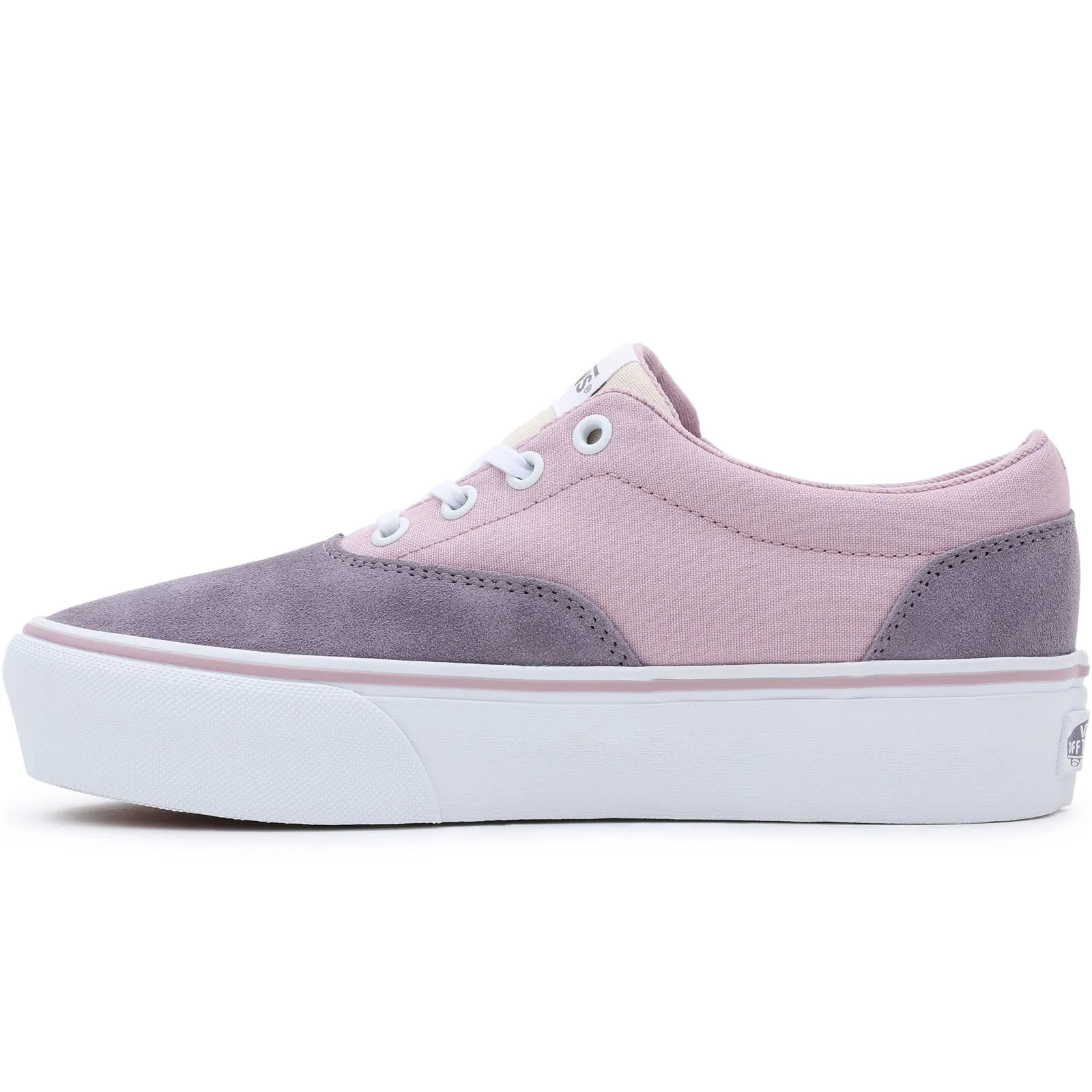 Vans Womens Doheny Platform Chunky Canvas Trainers