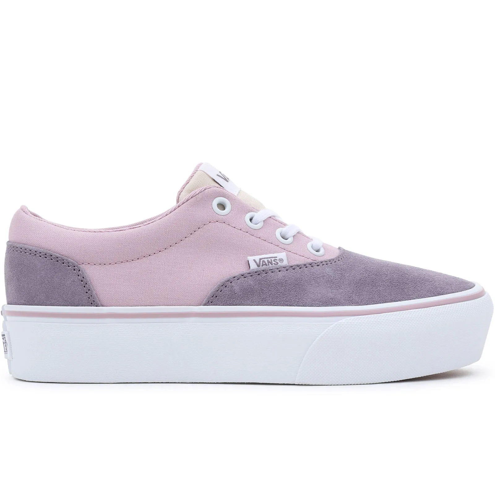 Vans Womens Doheny Platform Chunky Canvas Trainers