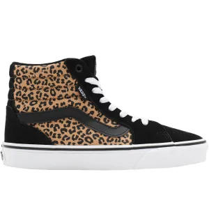 Vans Womens Filmore Hi High Top Canvas Trainers - Cheetah