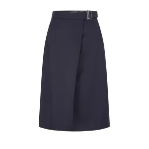 Vebula1 Tailored Navy Blue Skirt