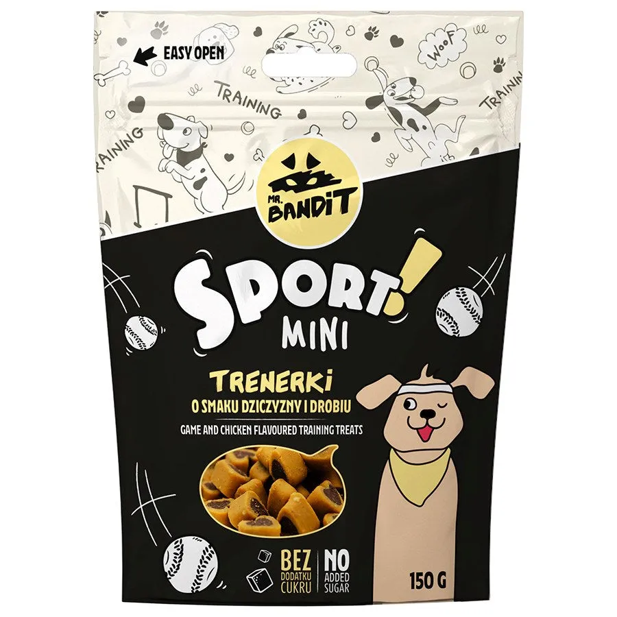 Vet Expert Mr. Bandit Sport Mini Trainers Game And Poultry - Dog Treat - 150 G