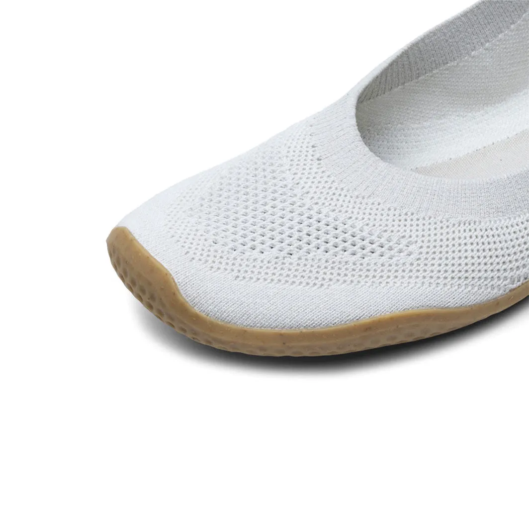 Vivobarefoot Primus Asana Yin Ballerina Knit (Womens) - Limestone