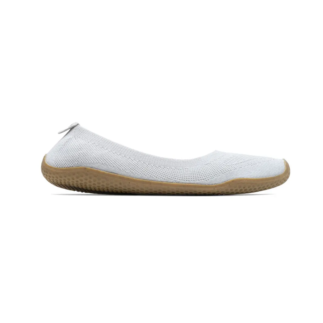 Vivobarefoot Primus Asana Yin Ballerina Knit (Womens) - Limestone