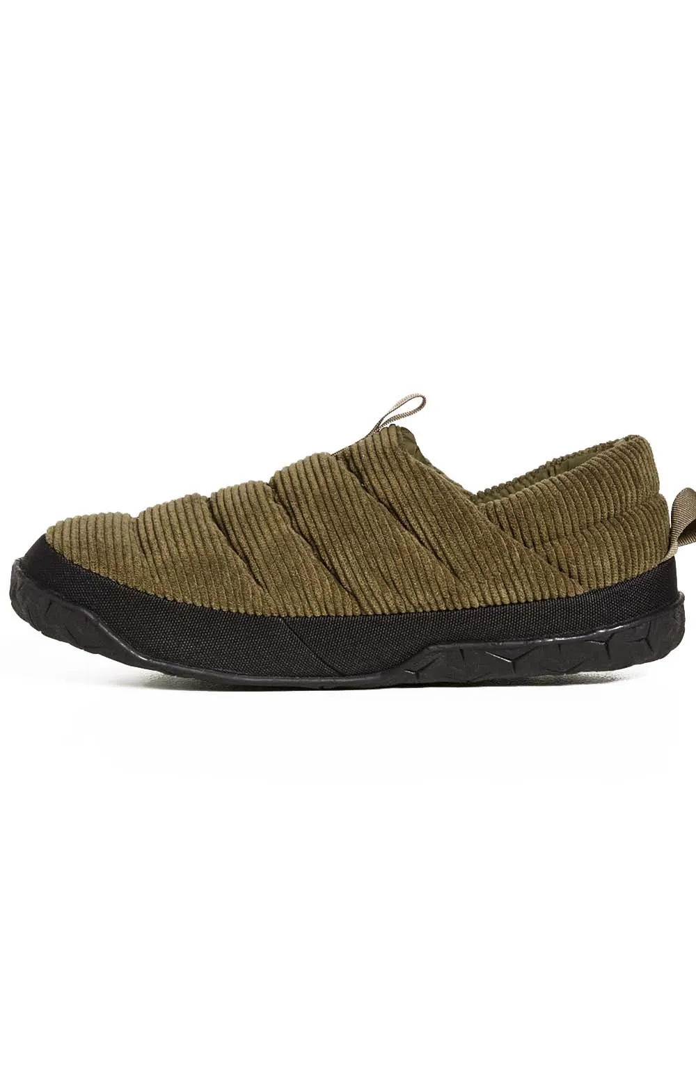 (W4MMWB) Nuptse Mules Corduroy - Military Olive/TNF Black