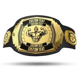 Weightlifting & Fitness 6lb Customizable Championship Belt