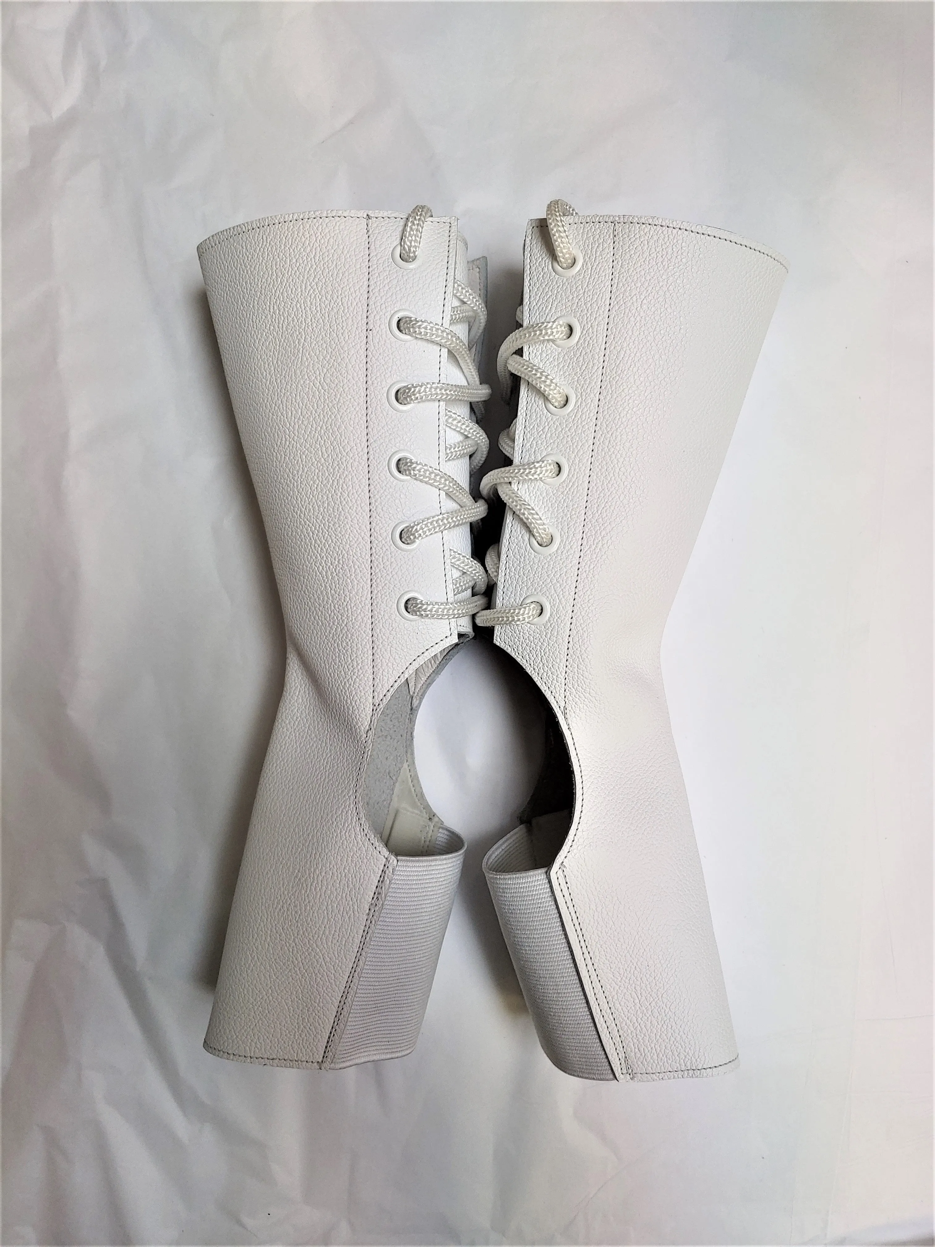 WHITE Short Aerial boots