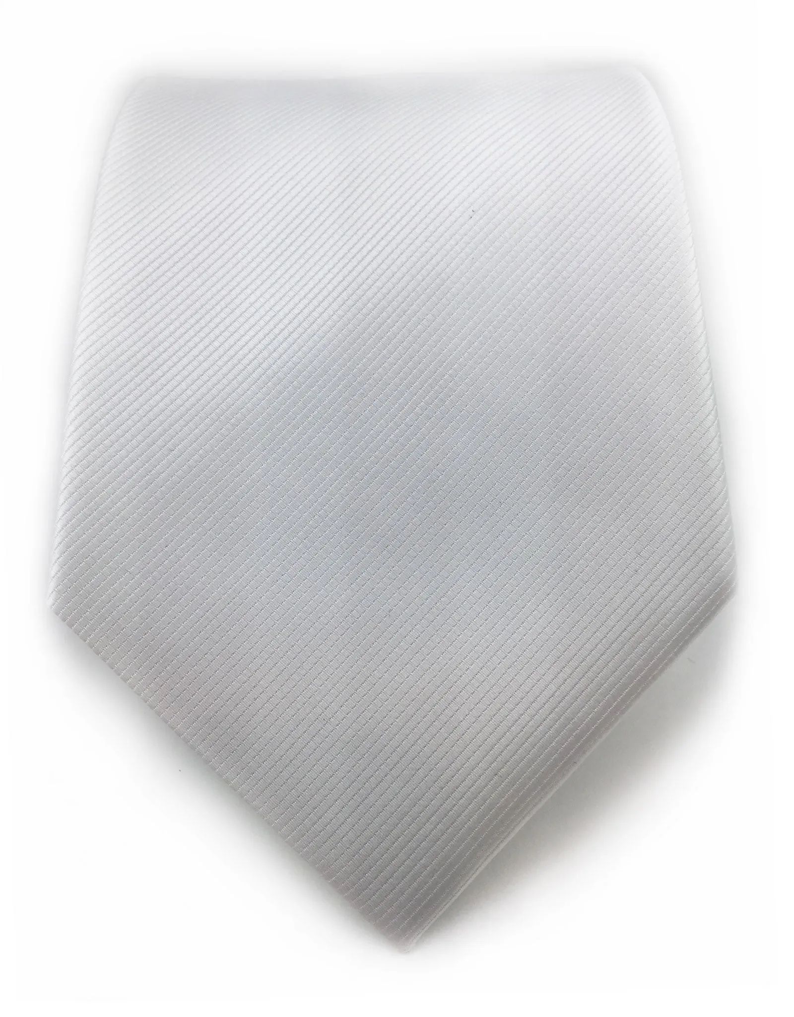 White Solid Tie