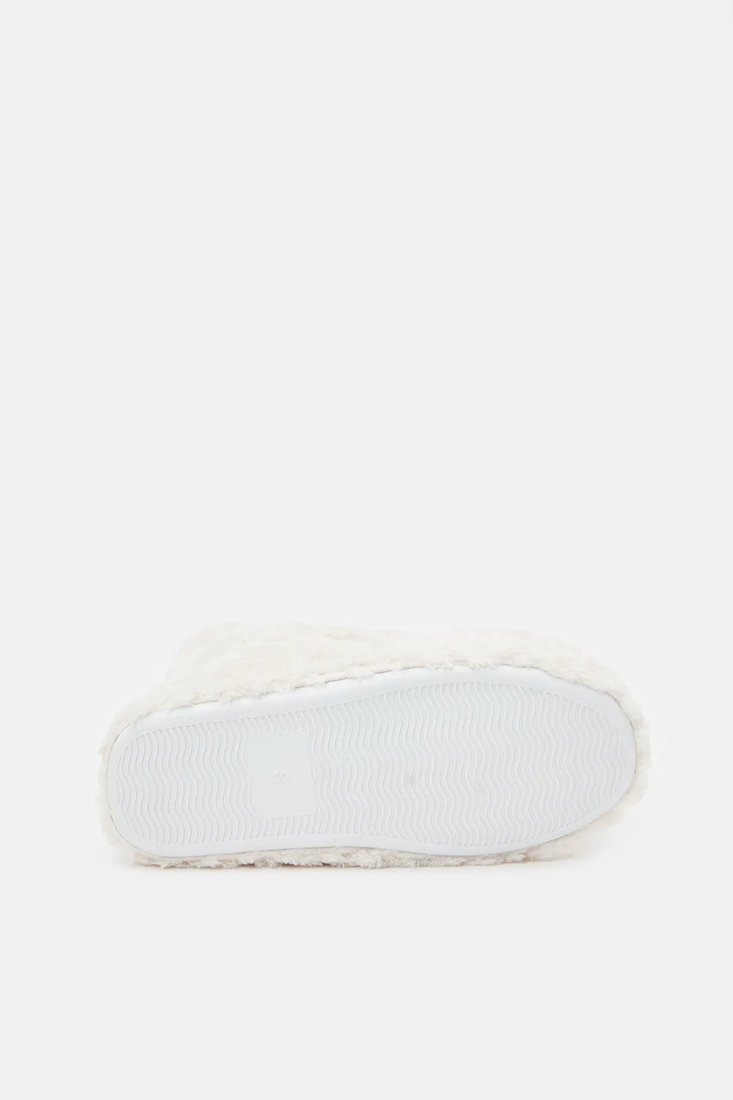 Women Ivory Booty Slipper With Ears