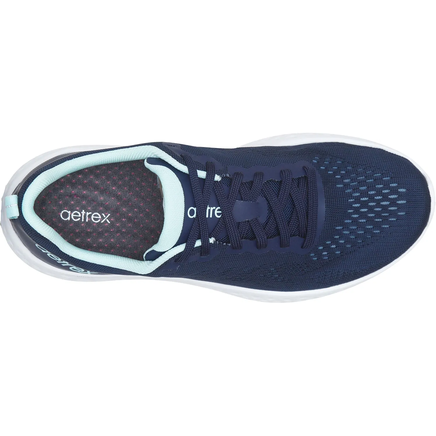 Women's Aetrex Danika Navy Mesh