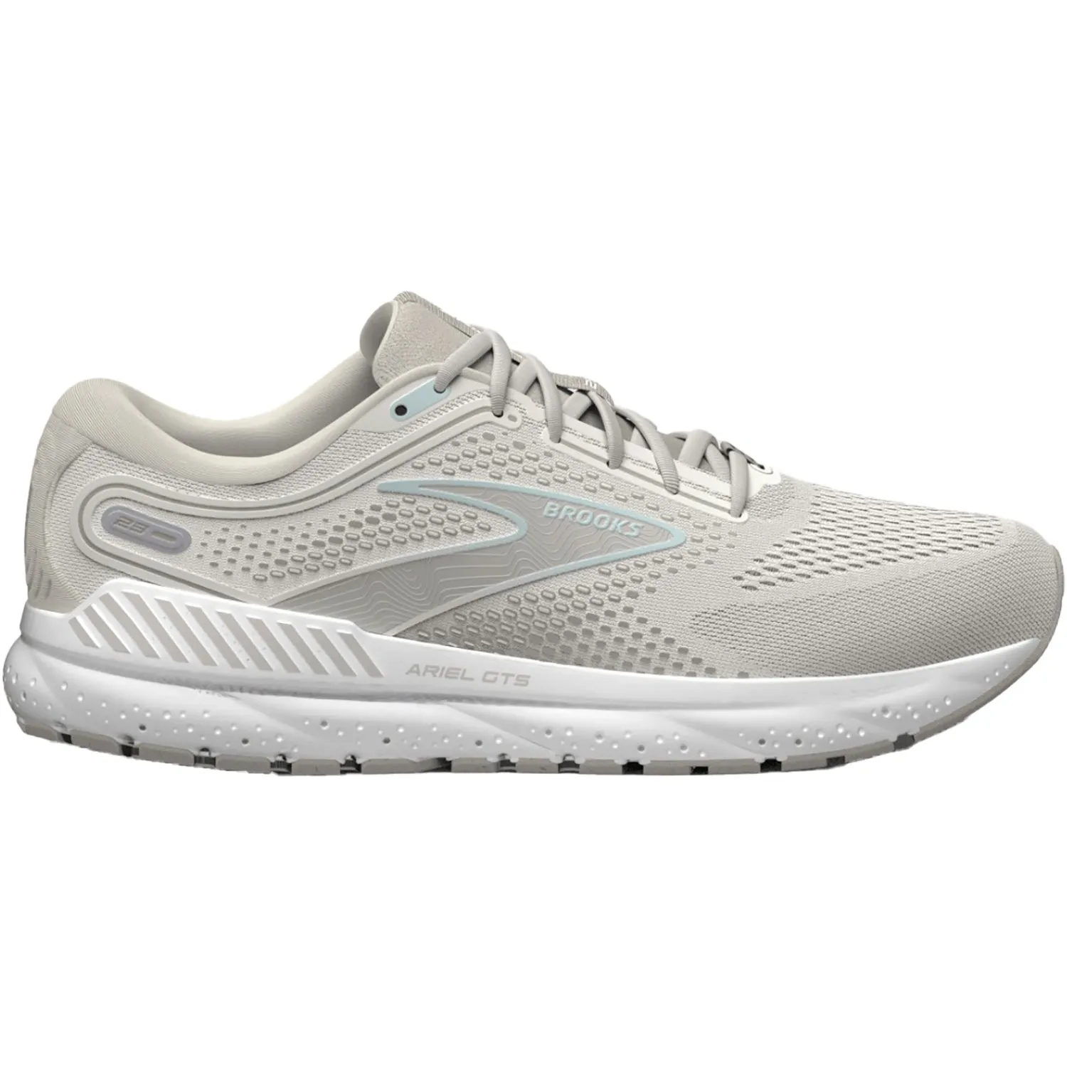 Women's Brooks Ariel GTS 23 Chateau Grey/White Sand Mesh