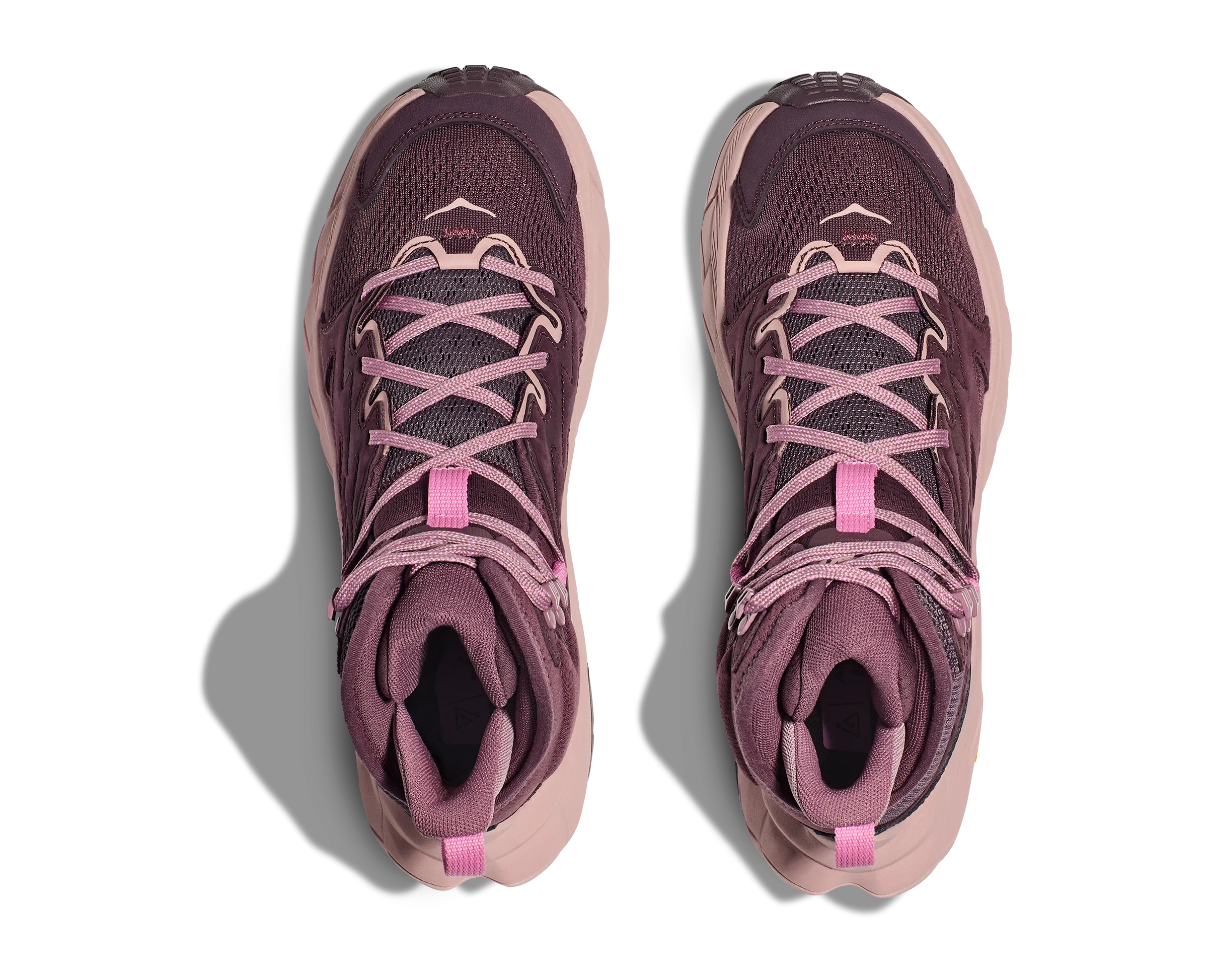 Women's Hoka Anacapa Breeze Mid Color: Raisin/Pale Mauve