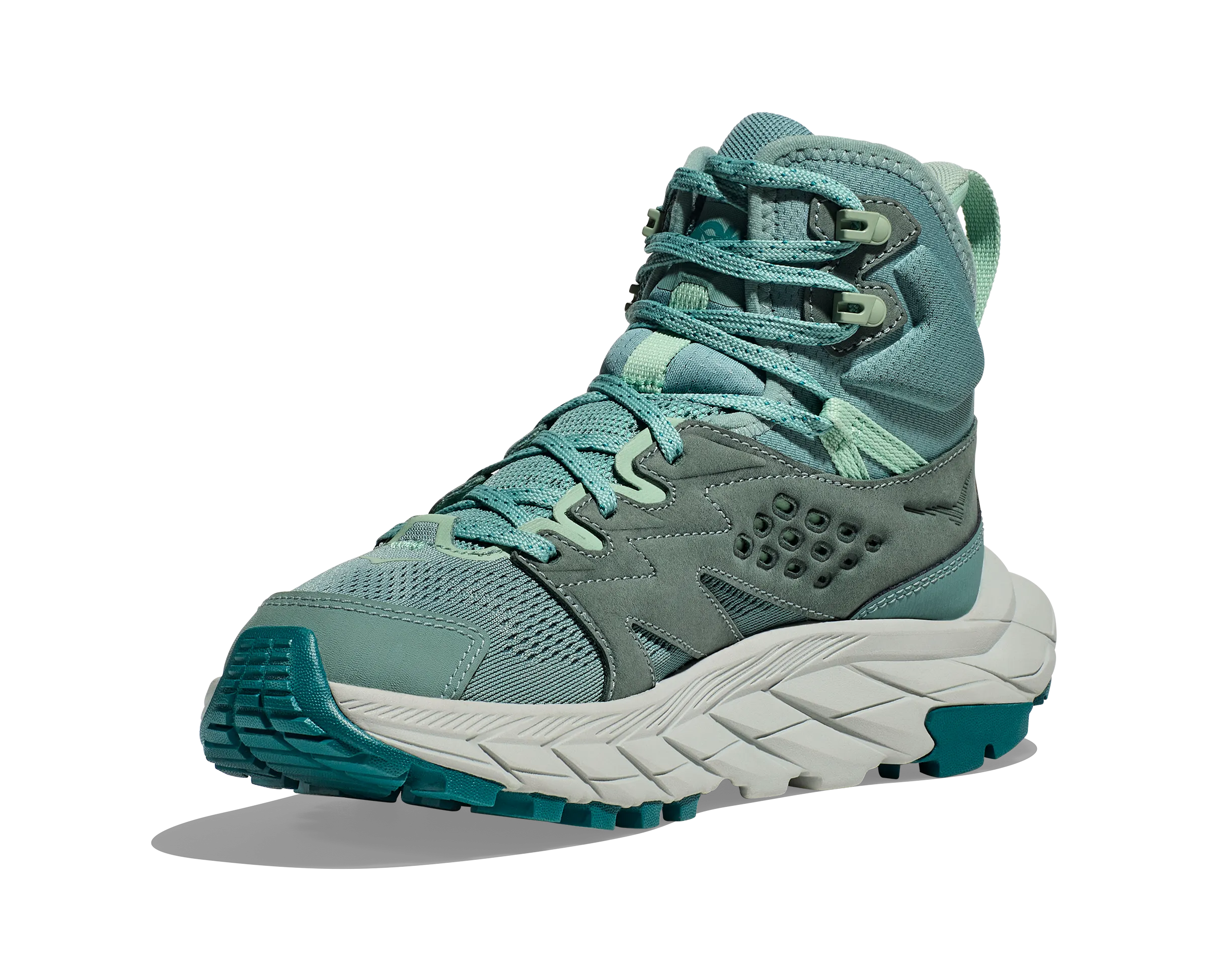 Women's Hoka Anacapa Breeze Mid Color: Trellis/Mist Green