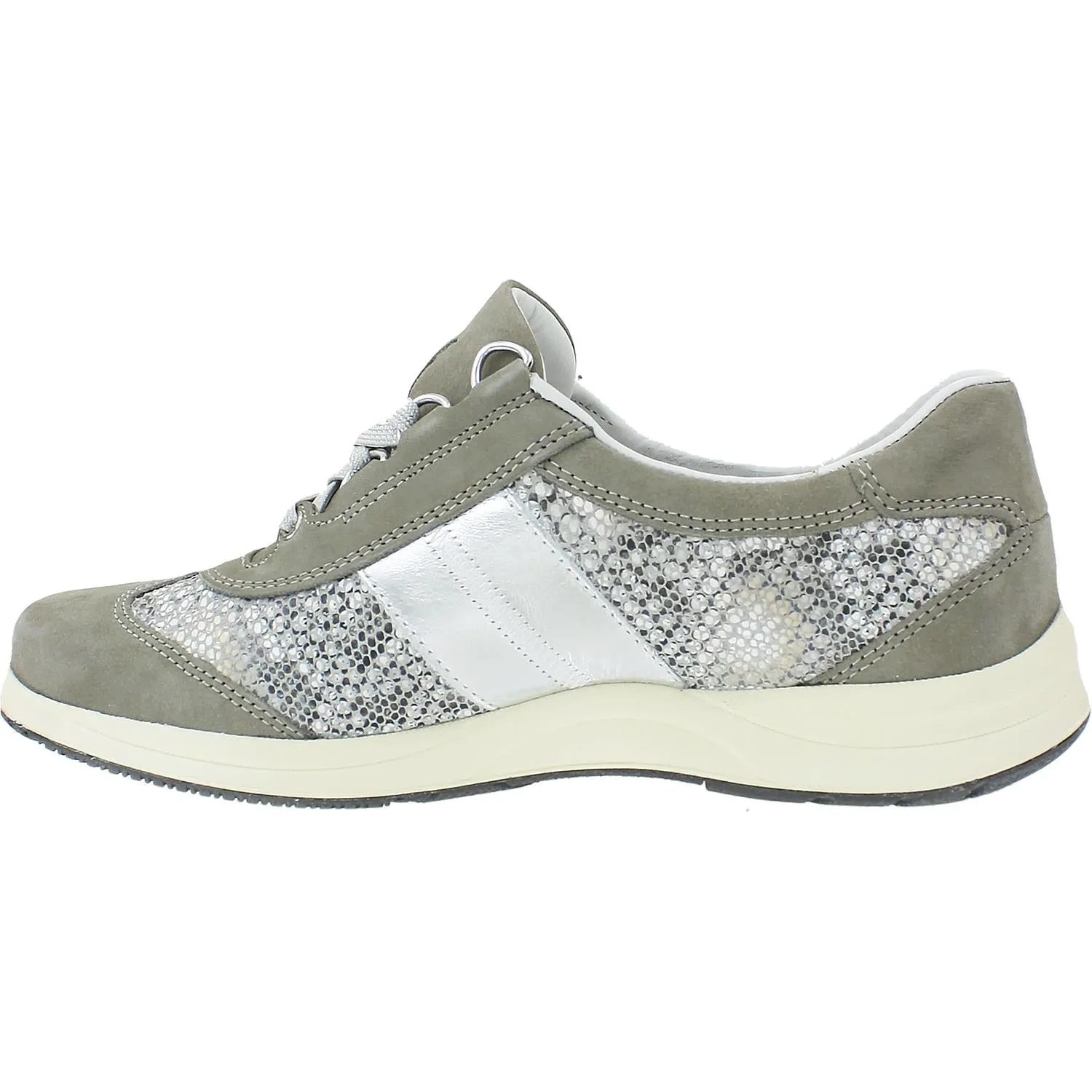 Women's Mephisto Laser Light Grey/Sand Boa/Nickel Nubuck