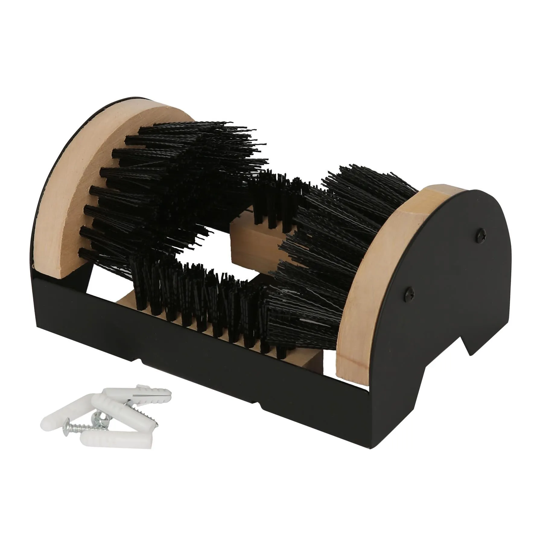 Wooden Boot Scraper Brush - 23cm - By Ashley